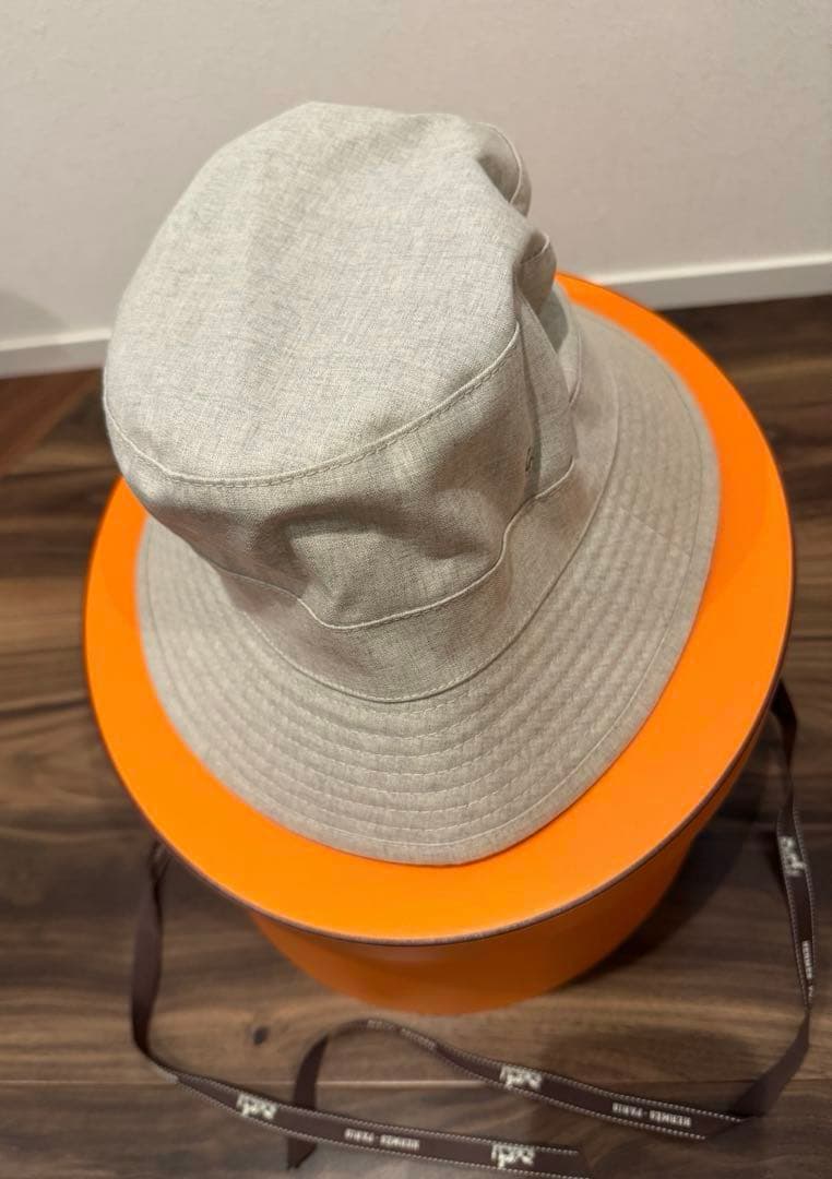【新品未使用】HERMES エルメス　バケットハット　帽子　バケハ　58