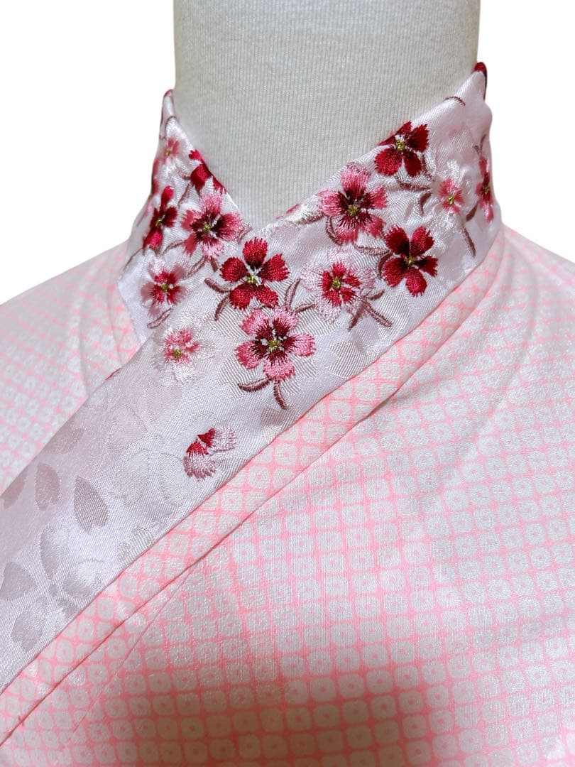 本格!!正絹♡七五三　7歳　女の子　フルセット　一式　ピンク　鶴