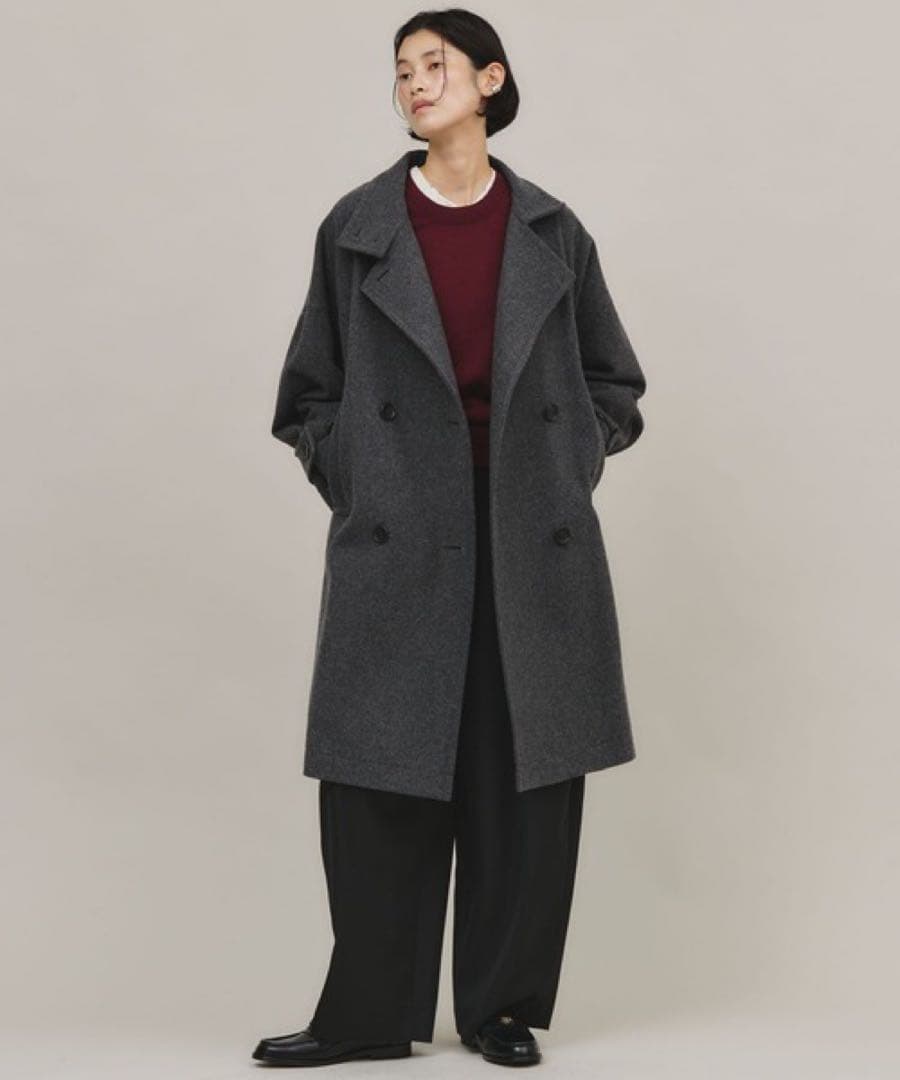 日曜値下げ！Curensologyカレンソロジーメルトンスタンドカラーコート