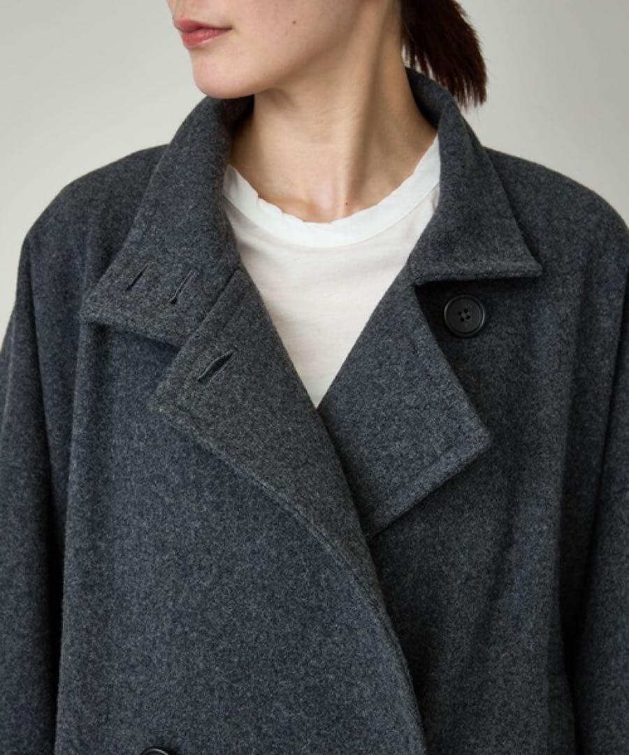 日曜値下げ！Curensologyカレンソロジーメルトンスタンドカラーコート