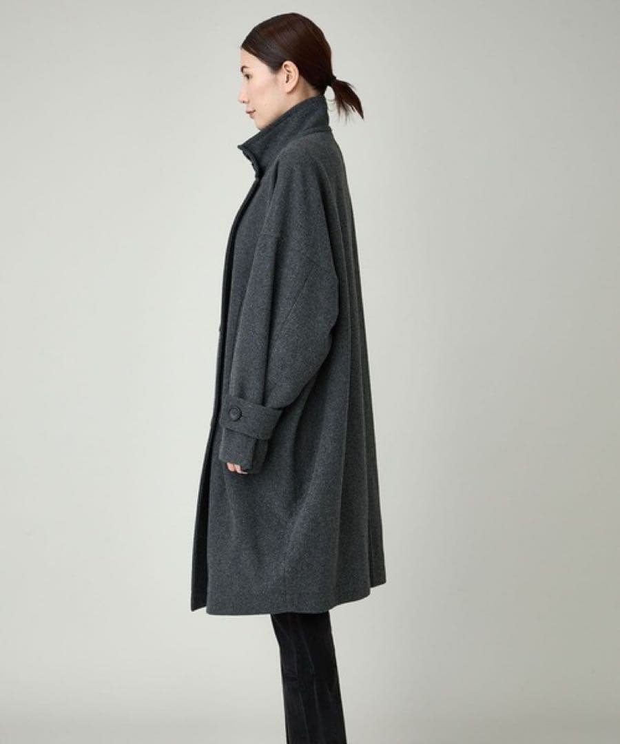 日曜値下げ！Curensologyカレンソロジーメルトンスタンドカラーコート