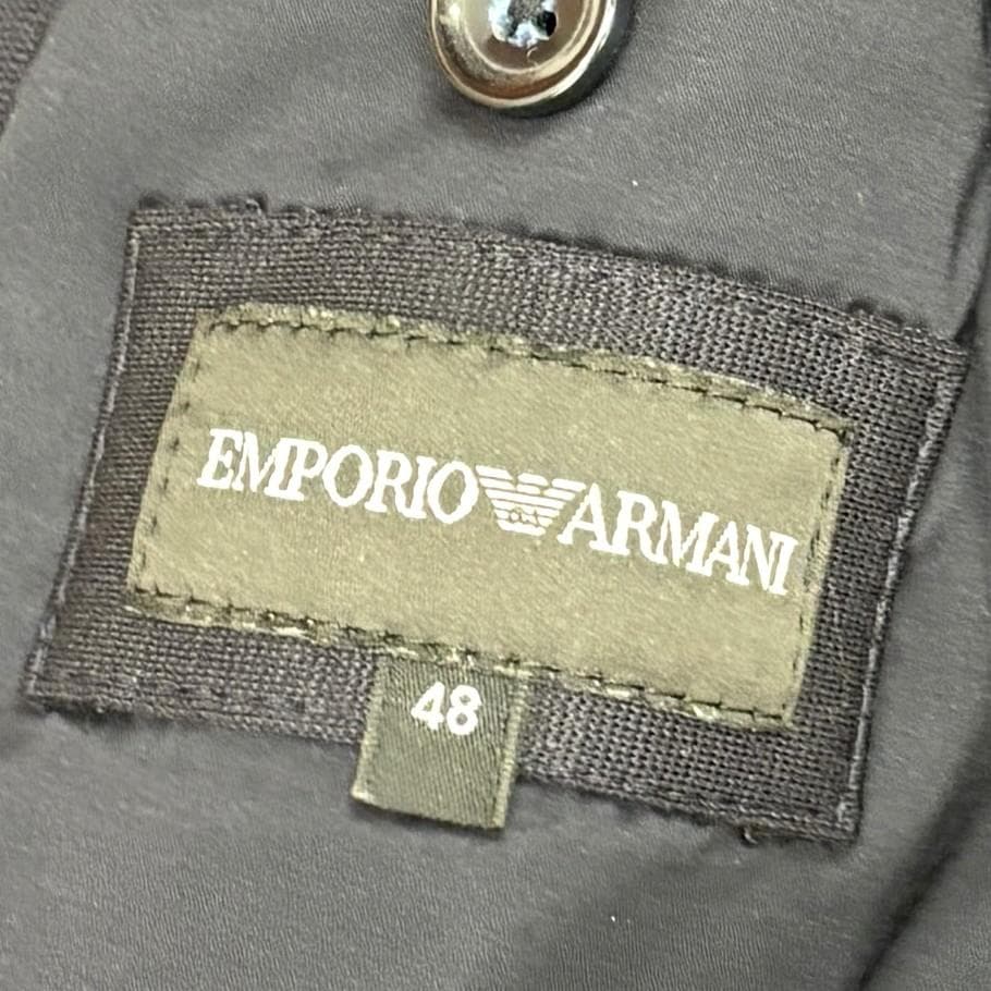 エンポリオアルマーニ　ストレッチ　ロゴプレート　セットアップスーツ　ネイビー