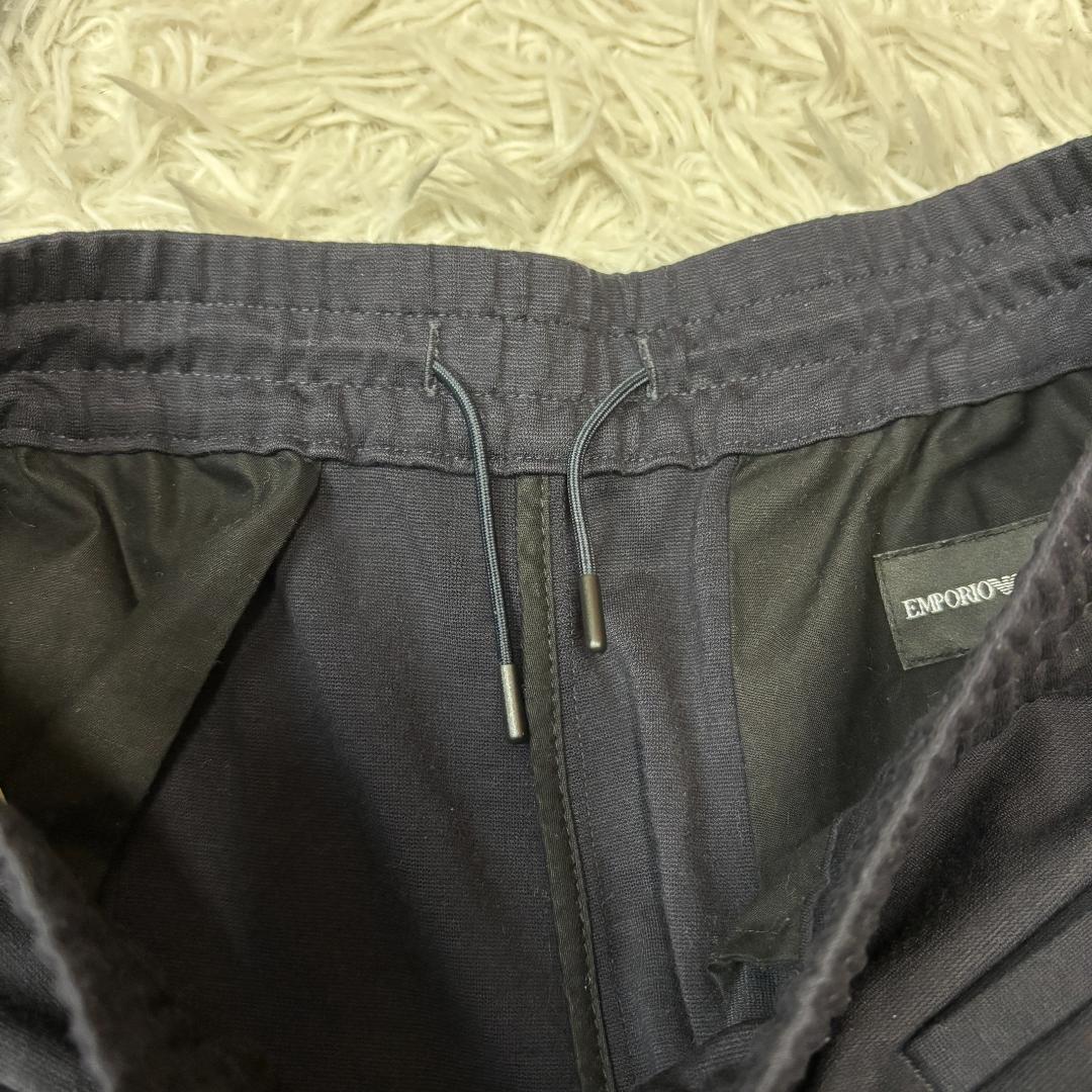 エンポリオアルマーニ　ストレッチ　ロゴプレート　セットアップスーツ　ネイビー