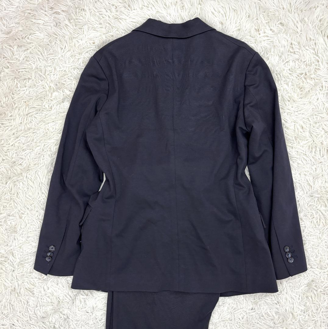 エンポリオアルマーニ　ストレッチ　ロゴプレート　セットアップスーツ　ネイビー