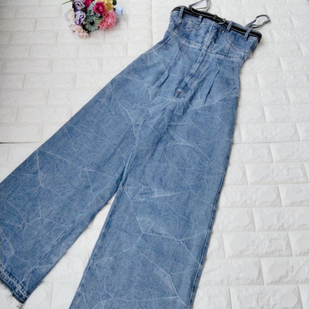 KONAR♪　メゾンスペシャル デニム オールインワン 2点