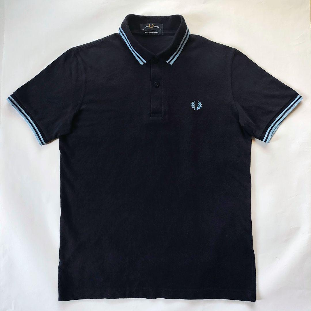 FRED PERRYフレッドペリー M12半袖ポロシャツ38 M イングランド製
