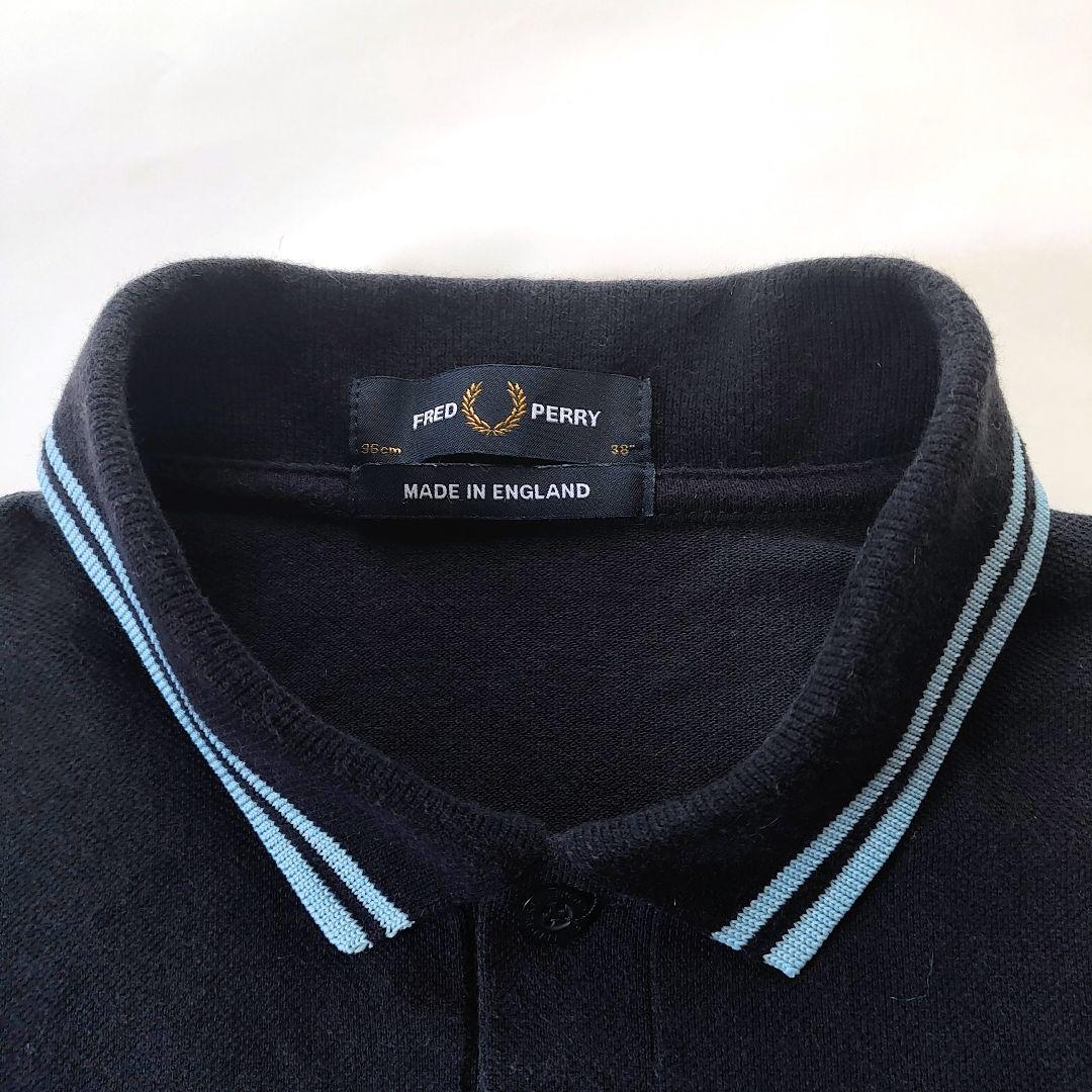 FRED PERRYフレッドペリー M12半袖ポロシャツ38 M イングランド製