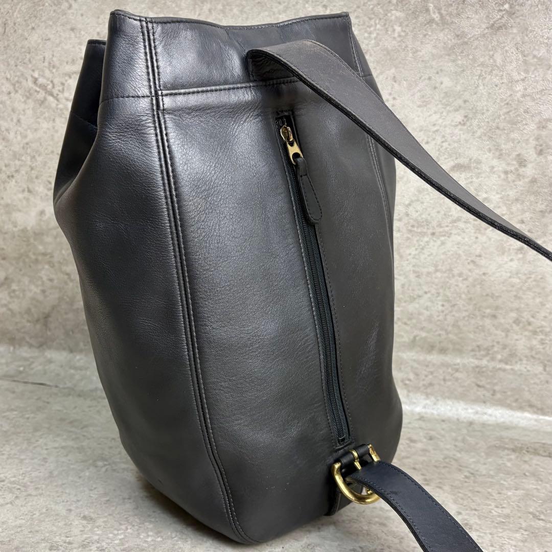 バッグ old coach shoulder bag black y2k