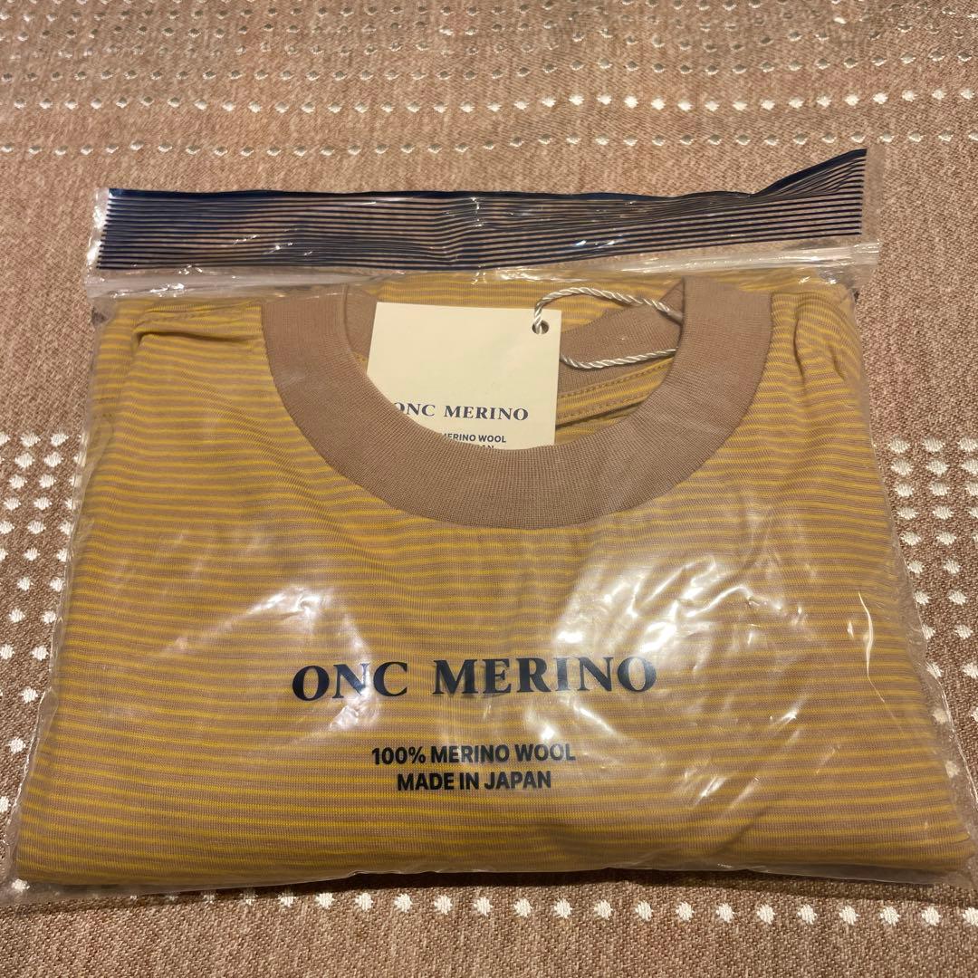 ONC MERINO ロングスリーブTシャツ 100% メリノウール　GOLD