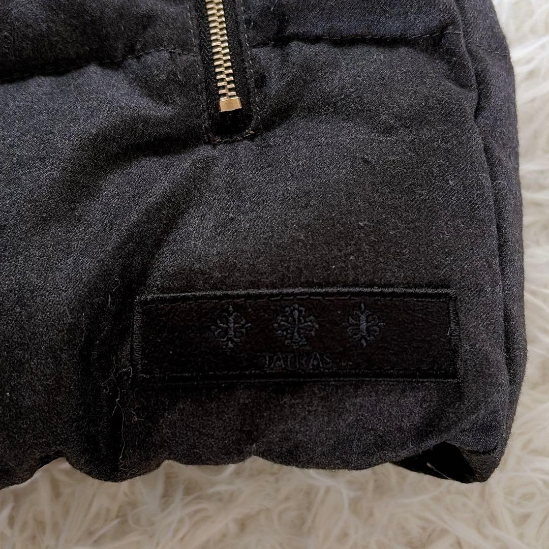 【TATRAS】FAGLIA ファー2wayダウンベスト シルク混ウール3 L