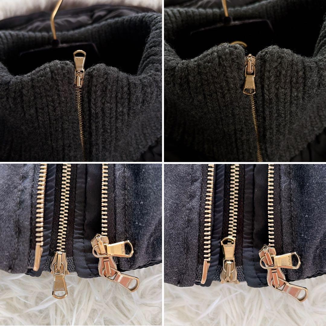 【TATRAS】FAGLIA ファー2wayダウンベスト シルク混ウール3 L