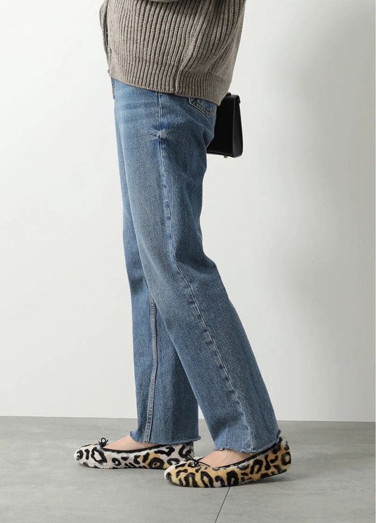 【美品】Lepettoレペット レオパード柄 　バレエシューズ 37.5