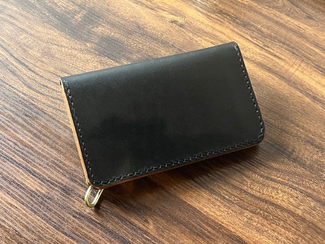 茶芯　トラッカーウォレット　栃木レザー