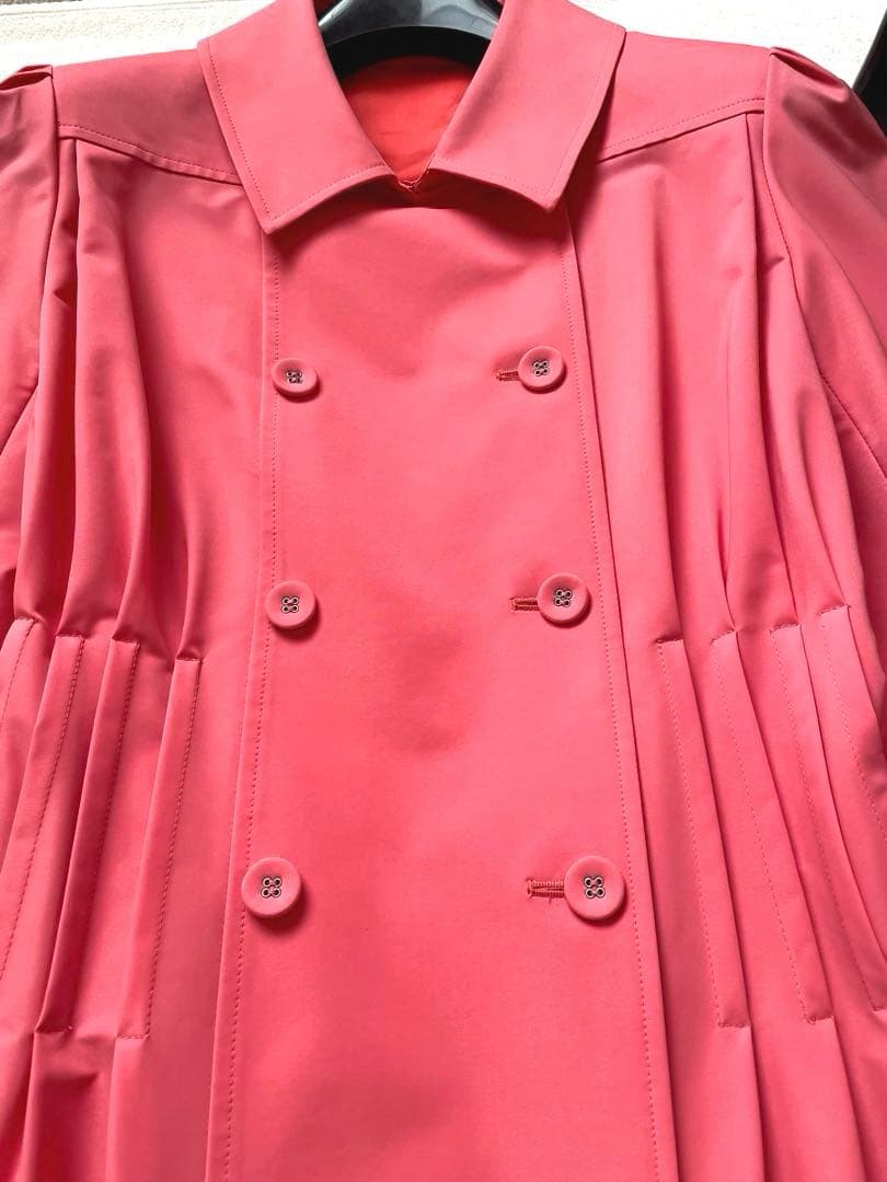美品✨上質Rene ルネ トレンチコート レディース ブライトピンク 36 春秋