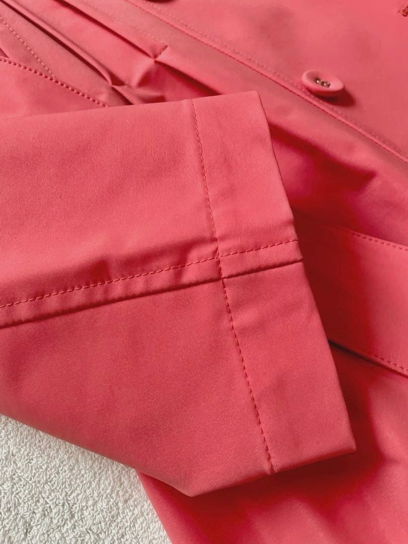 美品✨上質Rene ルネ トレンチコート レディース ブライトピンク 36 春秋