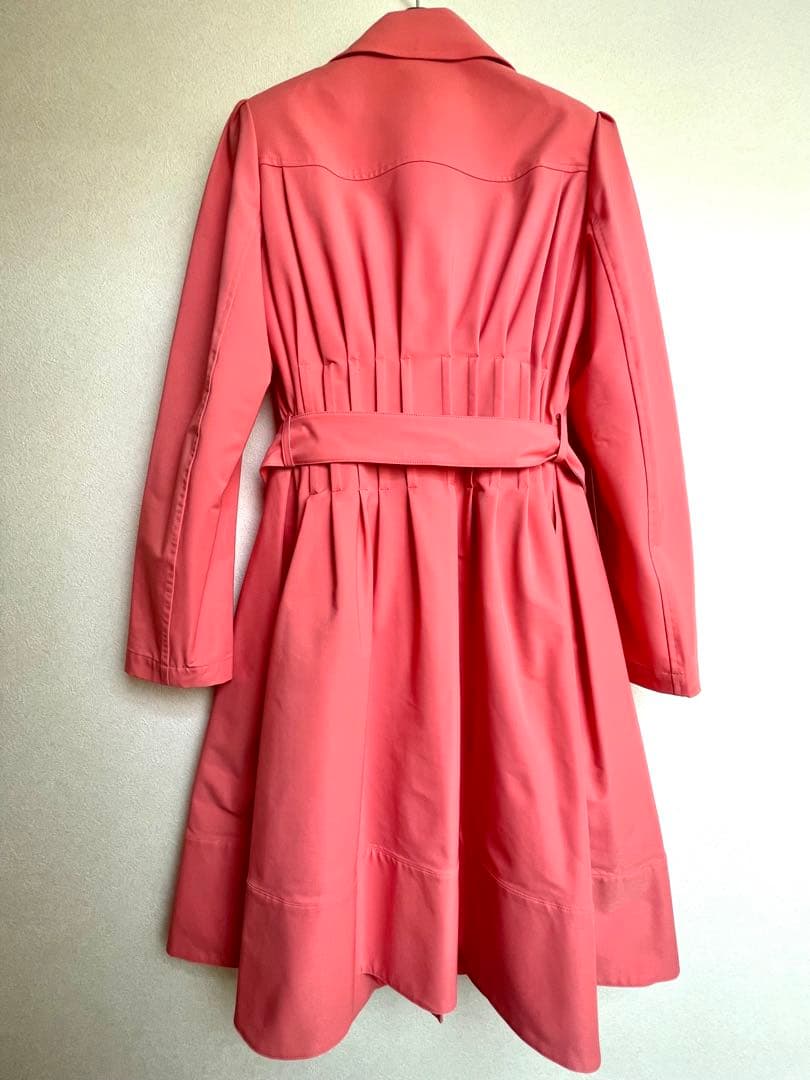 美品✨上質Rene ルネ トレンチコート レディース ブライトピンク 36 春秋