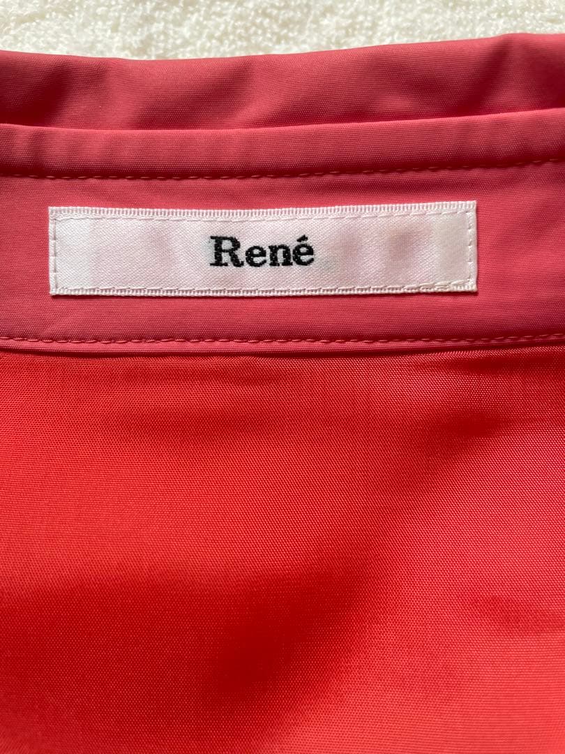 美品✨上質Rene ルネ トレンチコート レディース ブライトピンク 36 春秋