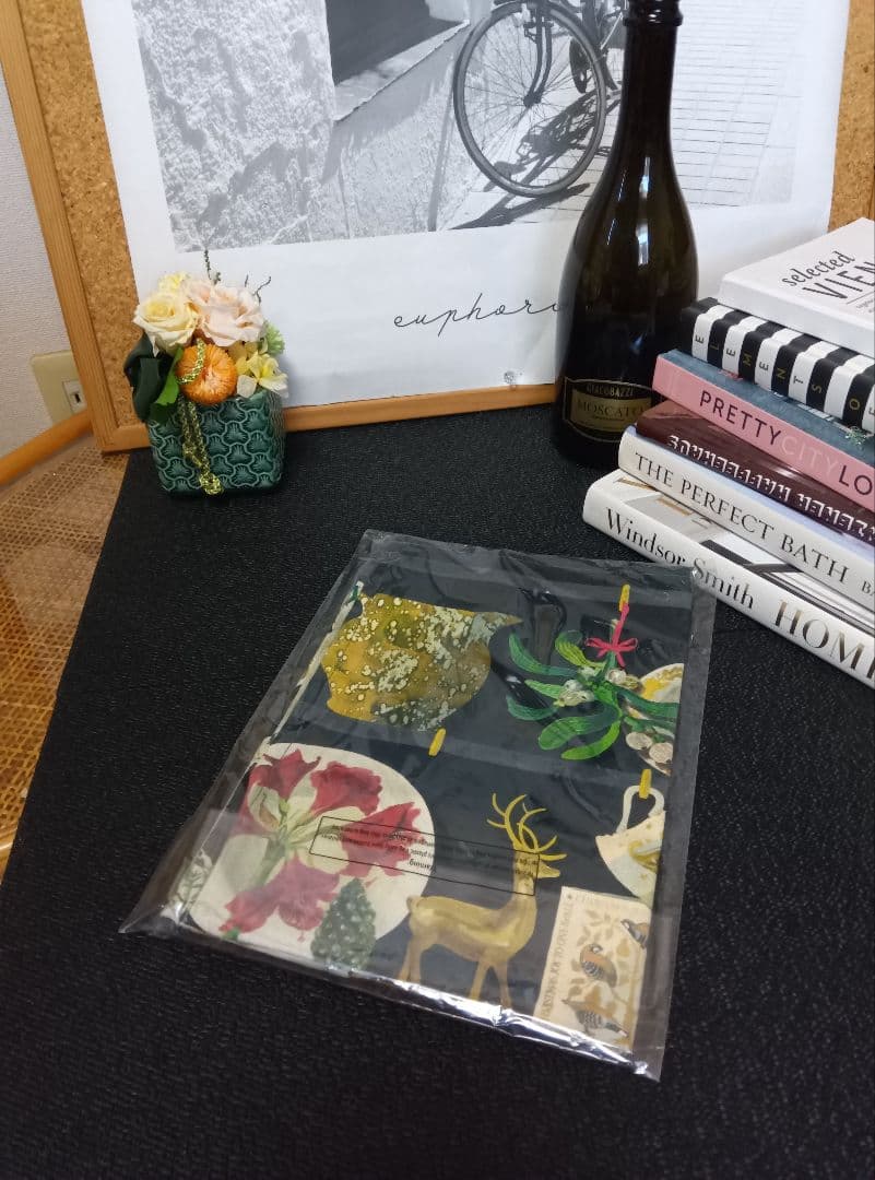 【ピノノ】EBミッドナイトロビンプレート＆クリスマスドレッサーティータオル