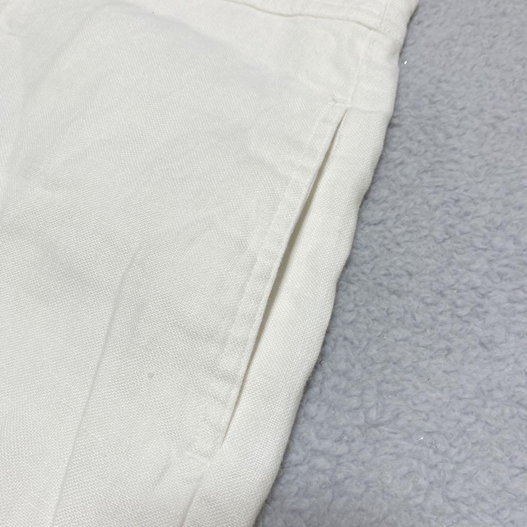 未使用品【イントゥーカ】リネンパンツ 麻 サルエルパンツ 日本製 春夏秋