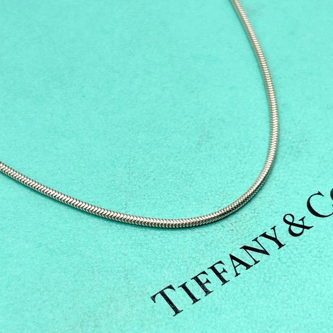 美品　ティファニー　スネーク　チェーン　ネックレス　シルバー　925 約46cm