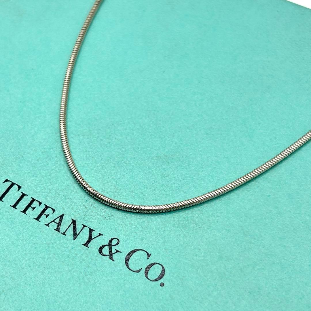 美品　ティファニー　スネーク　チェーン　ネックレス　シルバー　925 約46cm