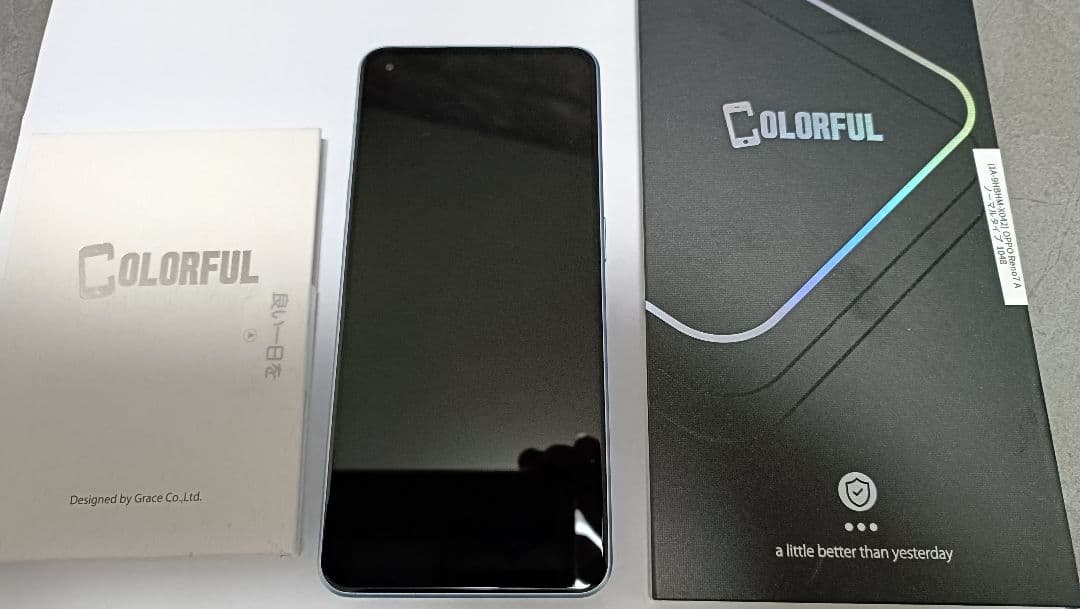 即納 SIMフリー OPPO Reno 7a ドリームブルー 美品 フィルム特典