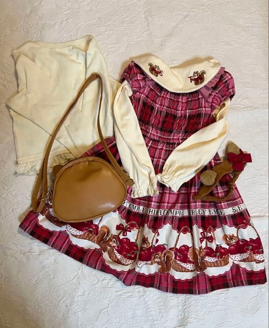 SHIRLEY TEMPLE シャーリーテンプルりすリンゴフルセット１２０センチ