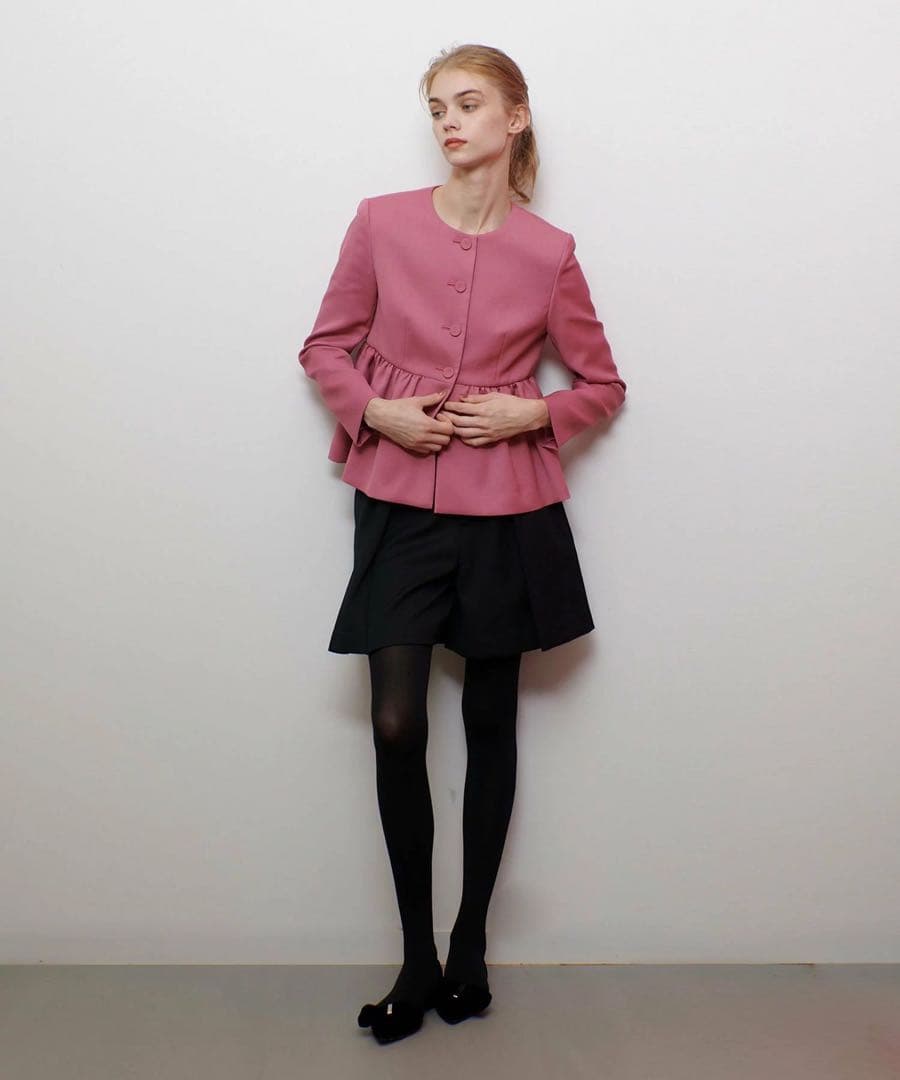 アルアバイル　ルルウィルビー カルゼペプラムジャケット