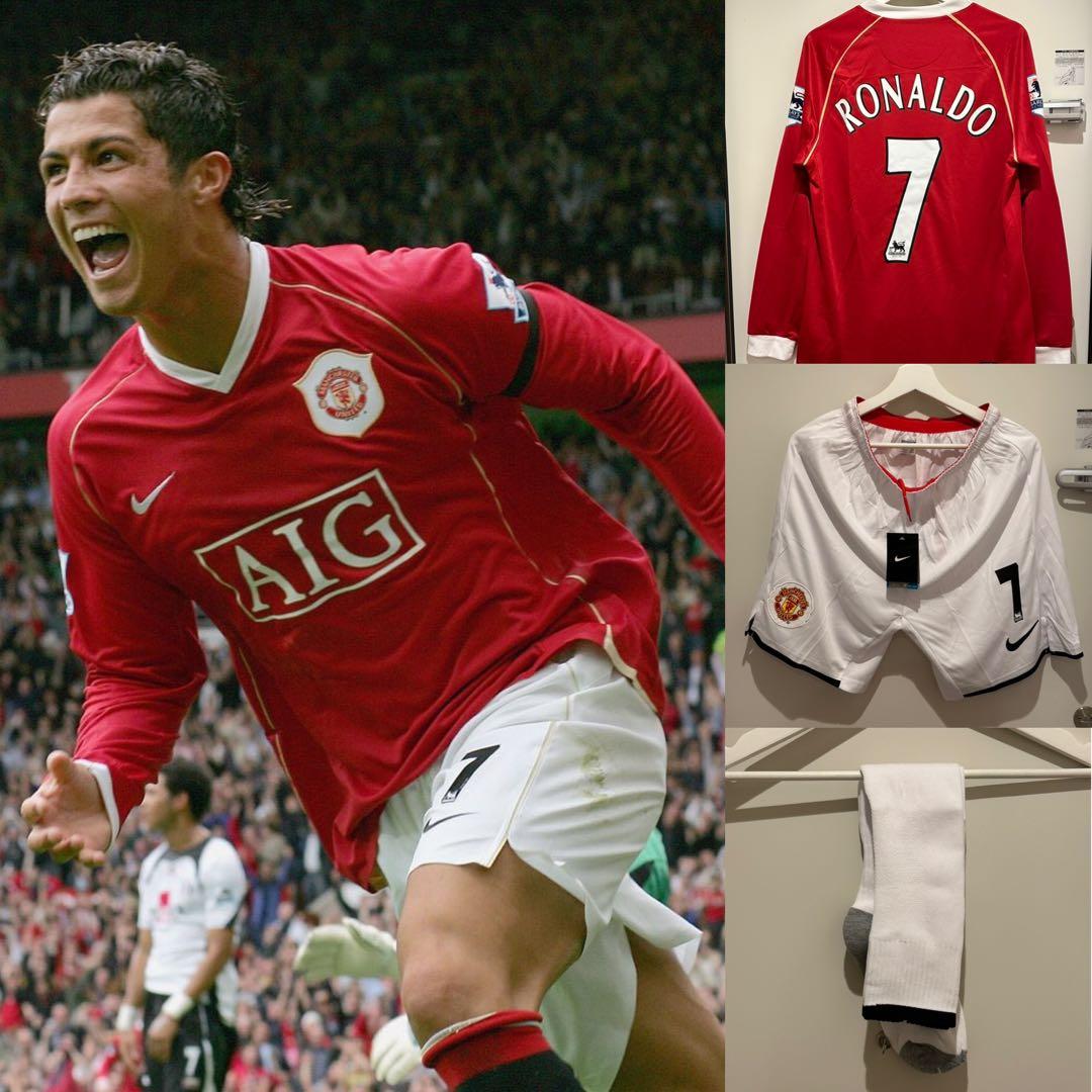 06/07 クリスティアーノ・ロナウド　リーグ戦用　マンチェスターユナイテッド