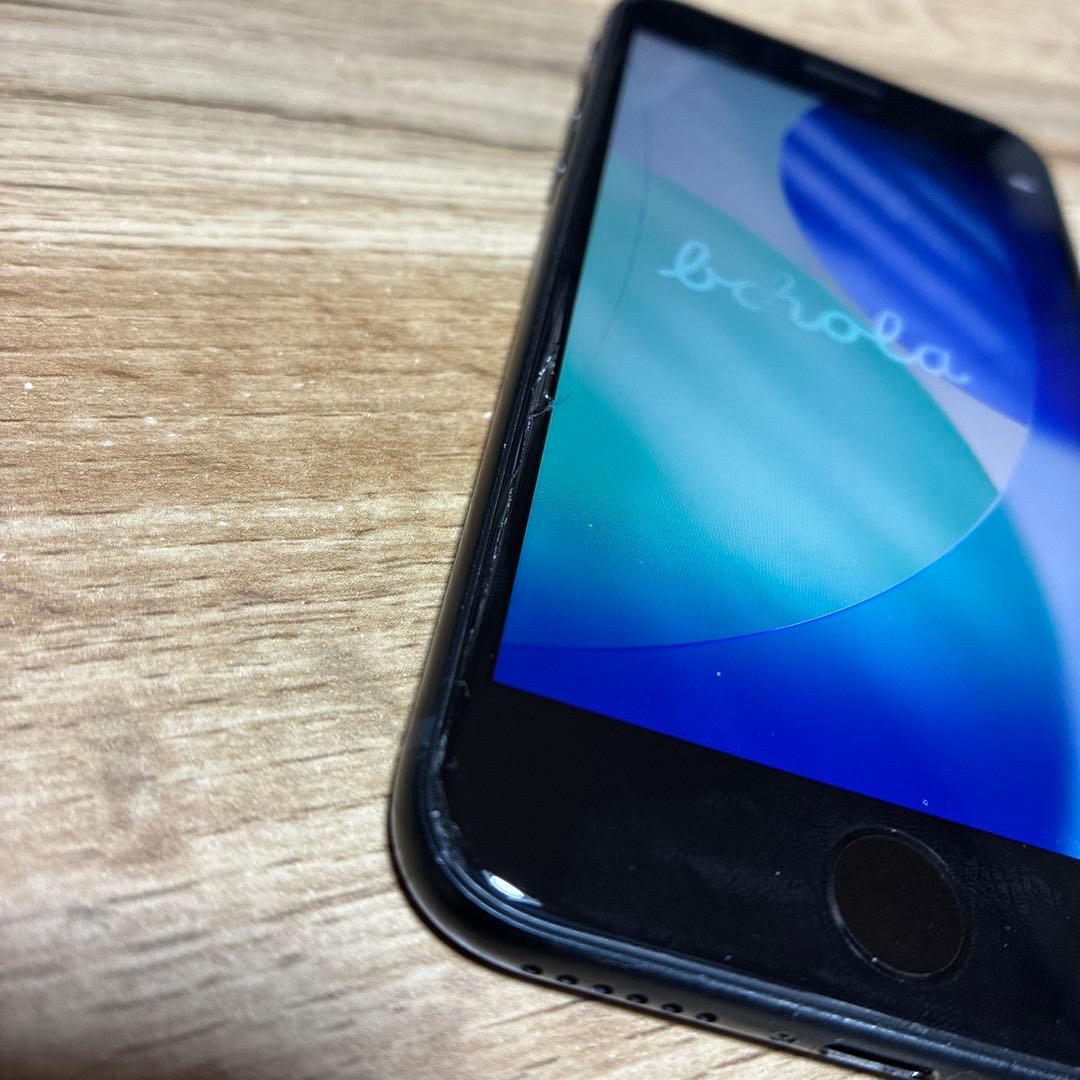 【128GB】iPhone SE 第3世代 ミッドナイトSIMフリー画面割れ有り
