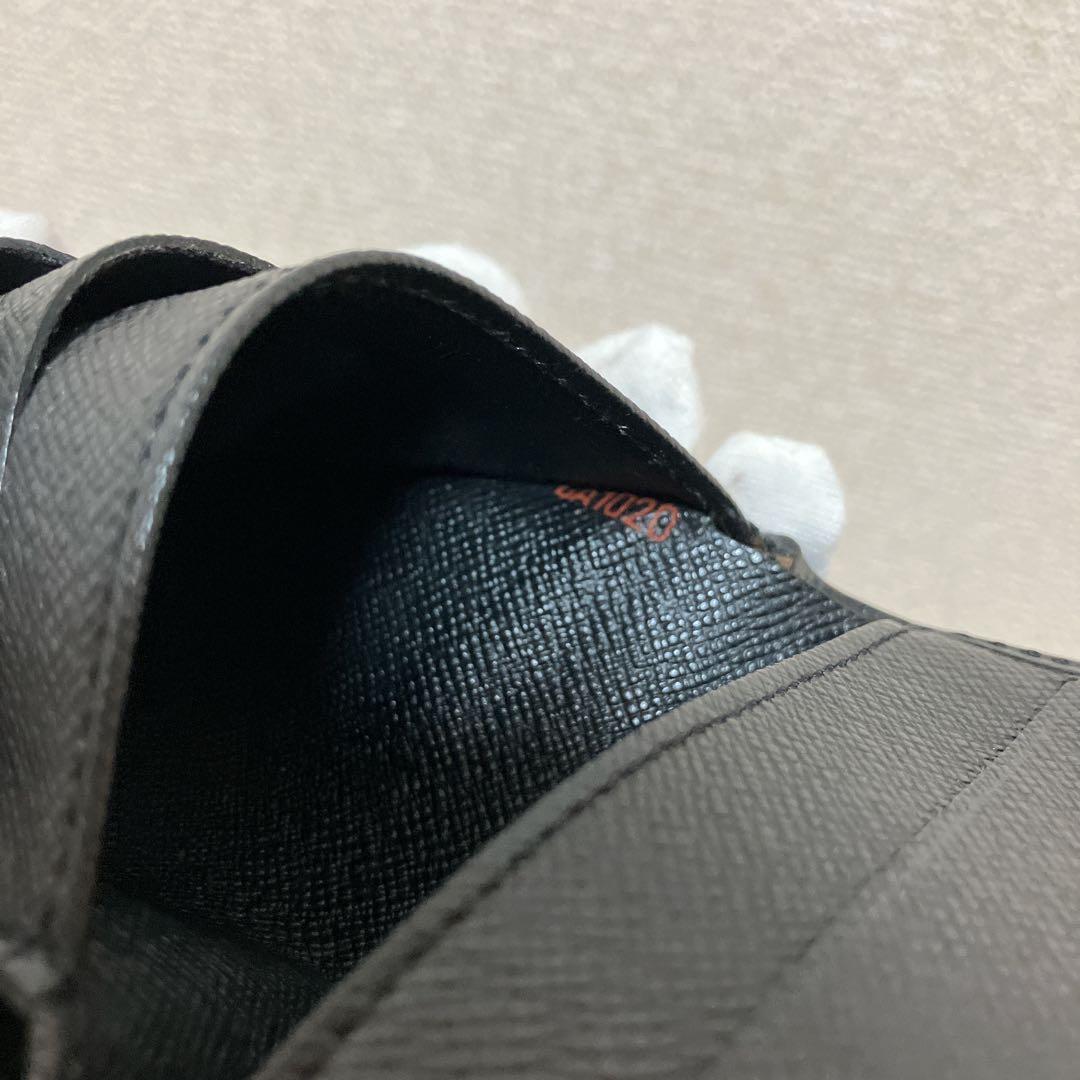 ヴィトン　ポルトビエ 6 カルトクレディ カードケース 二つ折り　エピ　ノアール