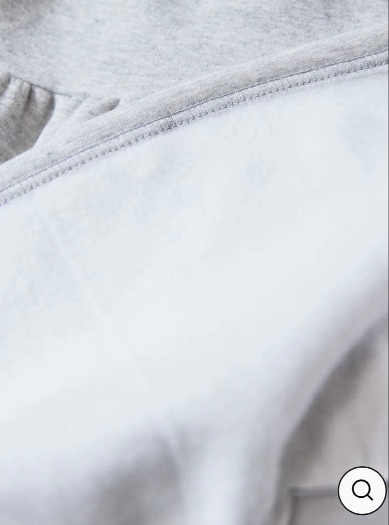 plus OTO.HA裏起毛ティアードスウェットワンピース　グレー