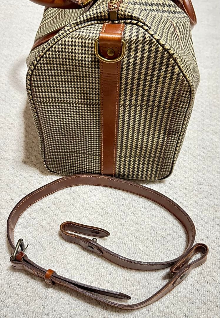 POLO RALPH LAUREN ボストンバッグ 千鳥格子 旅行バッグ