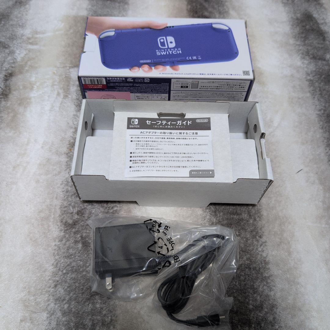 Switch Nintendo Lite ブルー　カバー　SDカード256G付き