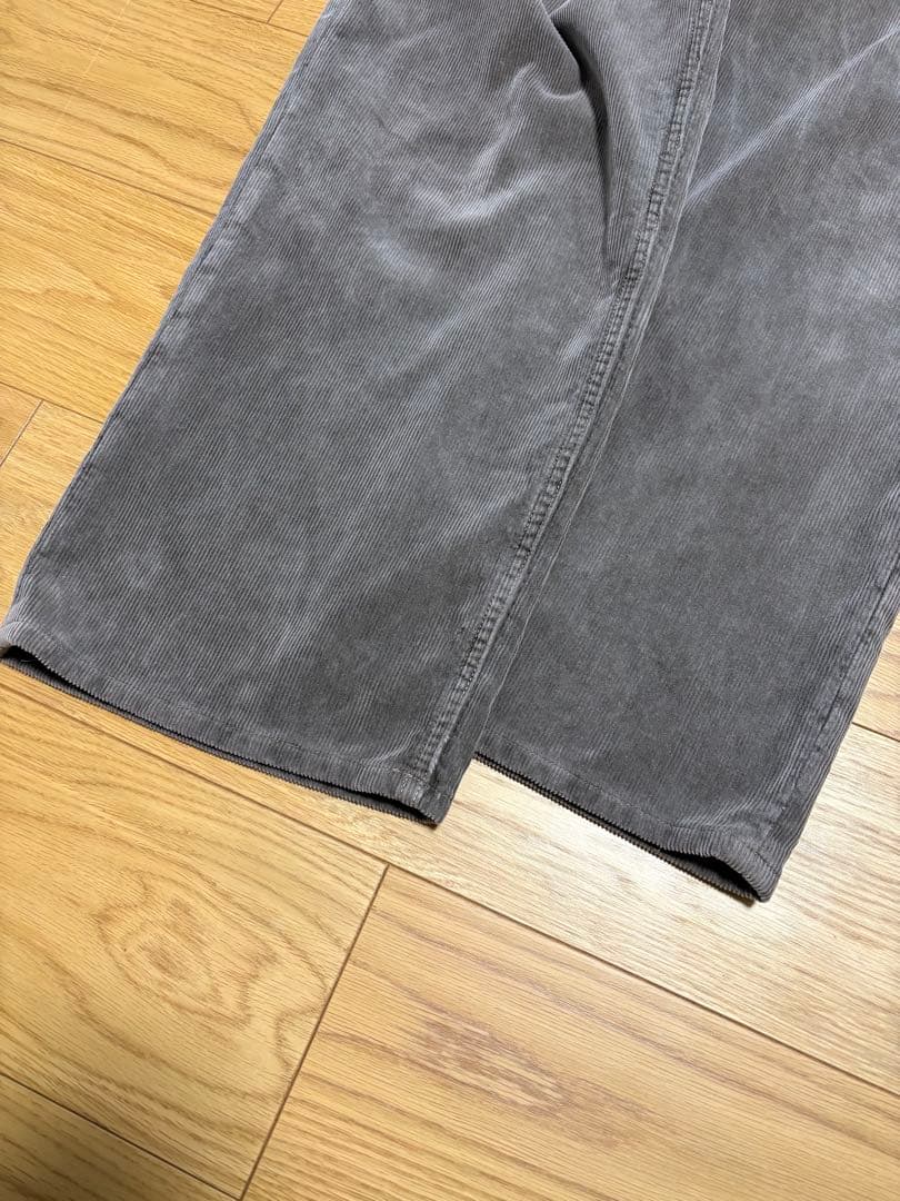 AURALEE 25AW コーデュロイワイドパンツ　オリーブブラウン