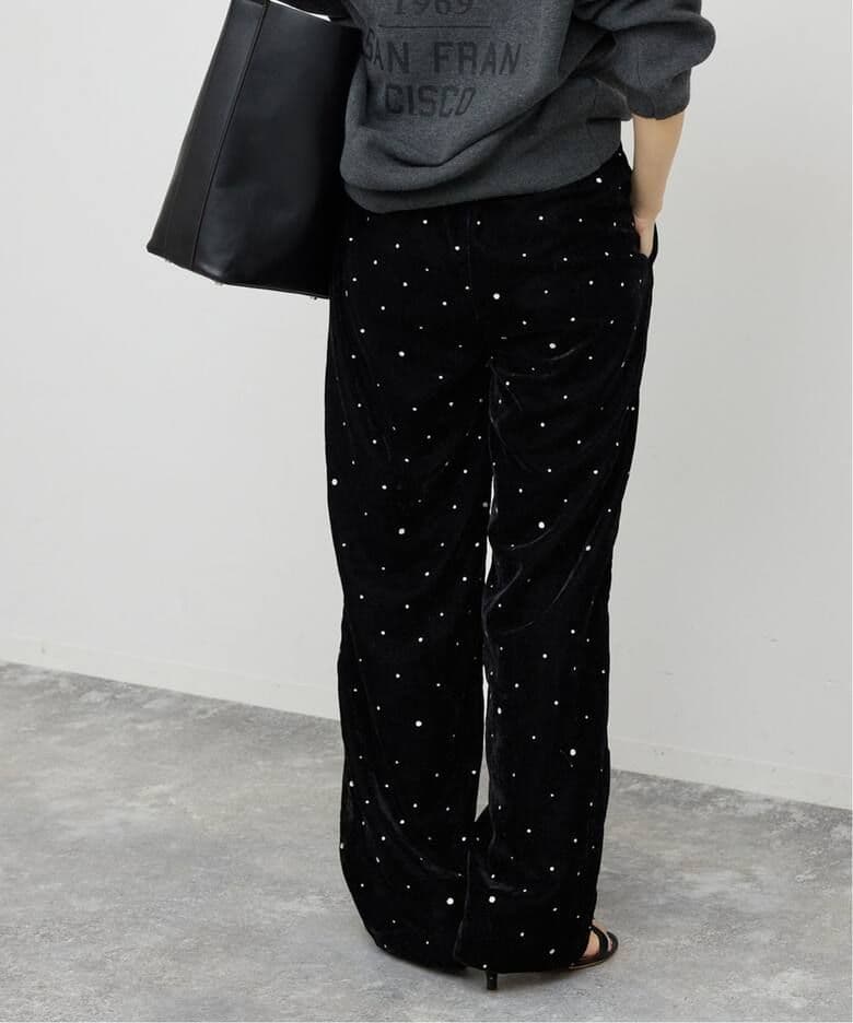 VIAN / グリッターベルベット イージーパンツ 【新品、未使用】