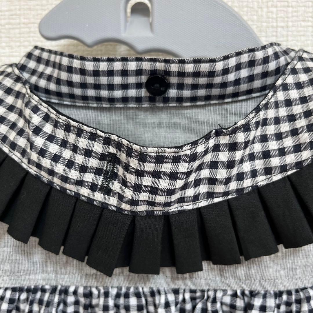 TORI-TO × BEAMS BOY チュニック パッチワーク ブラウス 長袖