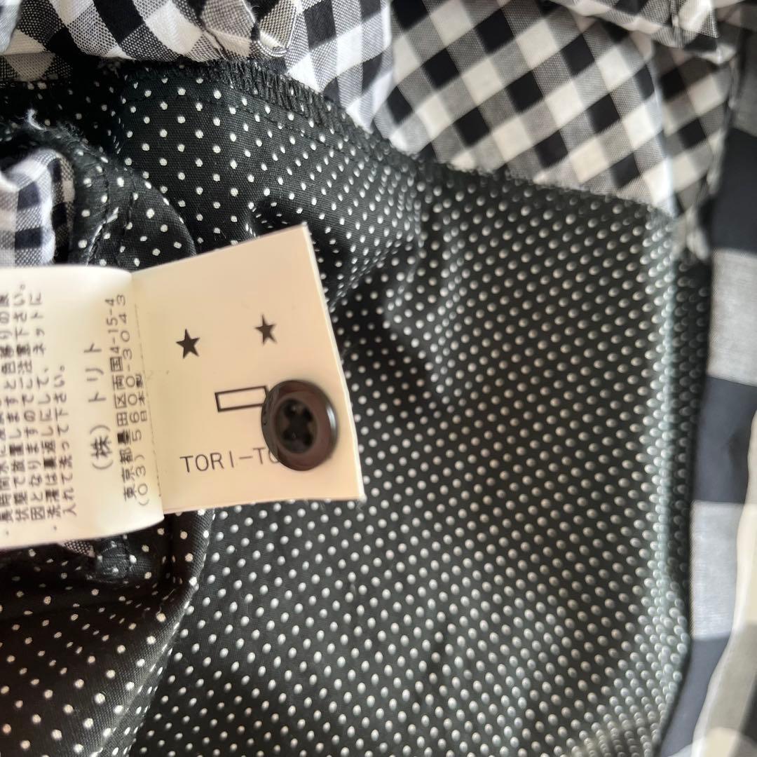 TORI-TO × BEAMS BOY チュニック パッチワーク ブラウス 長袖