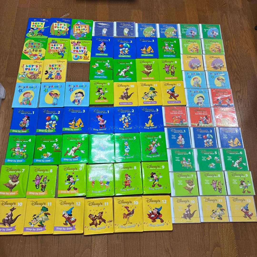 ス*ー様 DWE CD DVD 75枚セット　ディズニーワールドオブイングリッシ