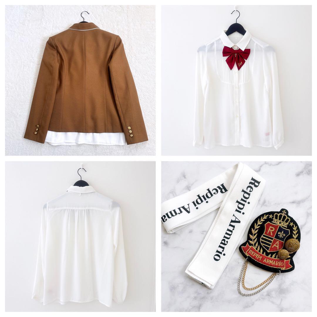 REPIPI ARMARIO 女の子 セレモニー セットアップ キャメル M