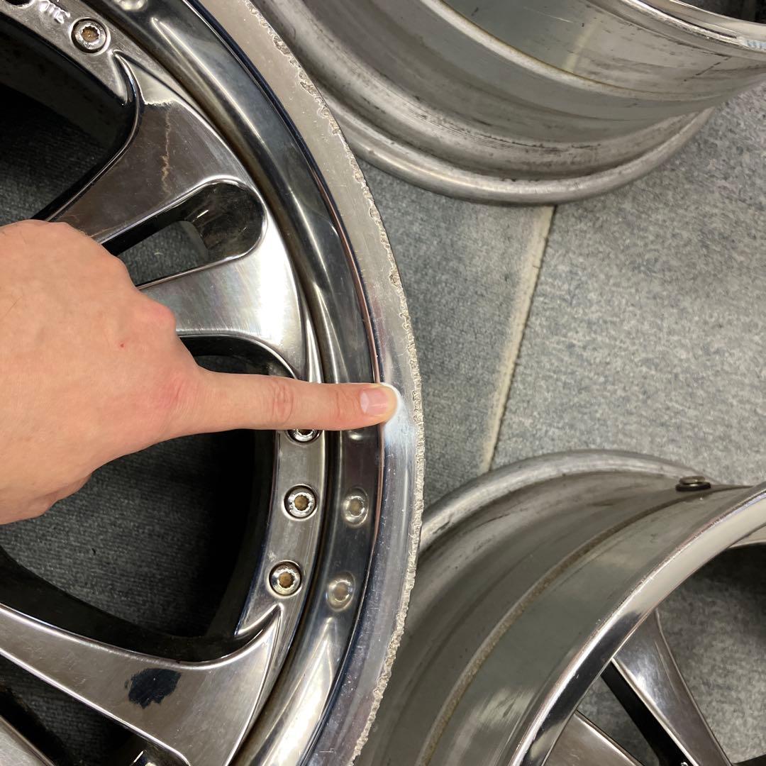 【深リム】ウェッズ クレンツェ ケルベロスⅡ　 19インチ　前後異径　送料込み