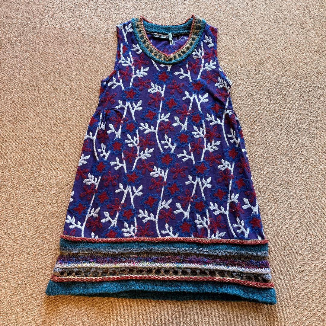 【極美品】 M.&KYOKO エムアンドキョウコ ロングチュニック　ワンピース