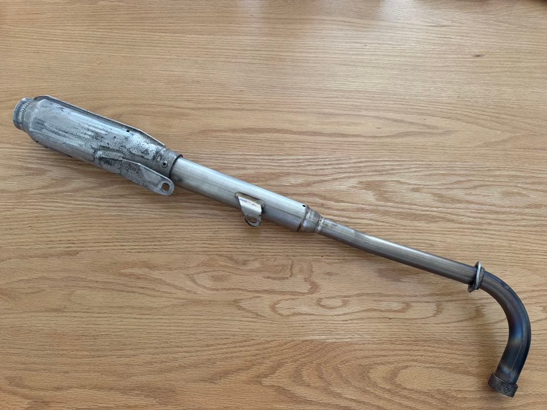 当時物 スーパーカブ モリワキ 　　チタン　モナカマフラー