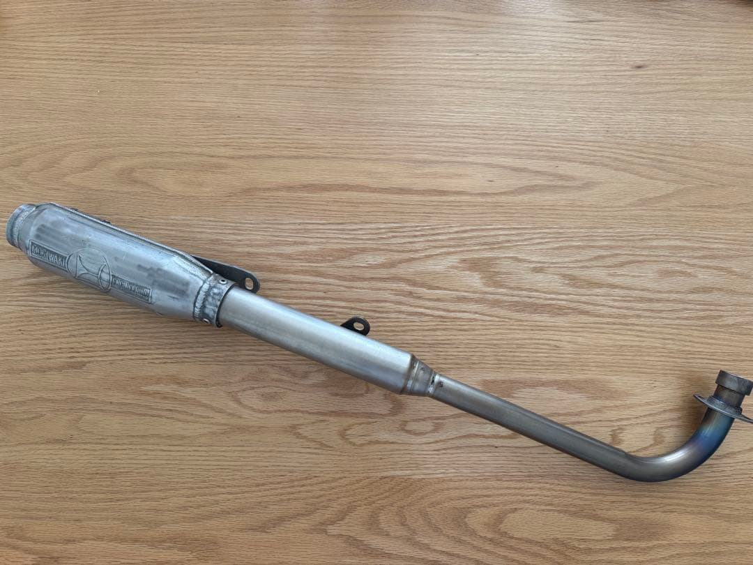 当時物 スーパーカブ モリワキ 　　チタン　モナカマフラー