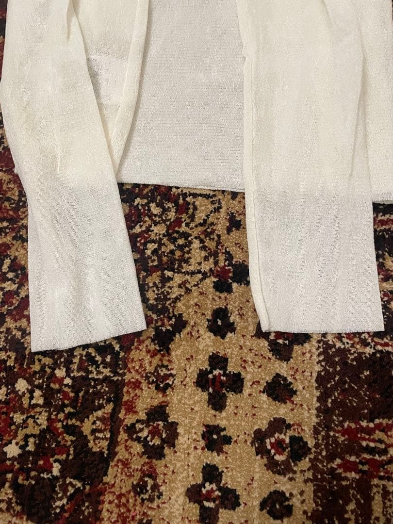 plageプラージュ 美品！ Floky Mesh シアーロンT ホワイト