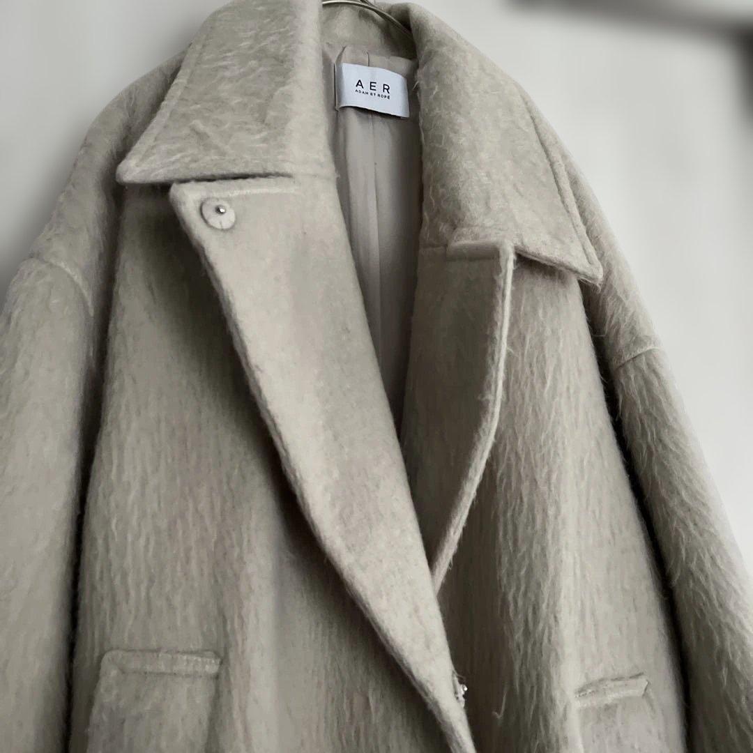 専用です！即完売！！早い者勝ち✨アダムエロペ　ステンカラーシャギーコート　モヘア