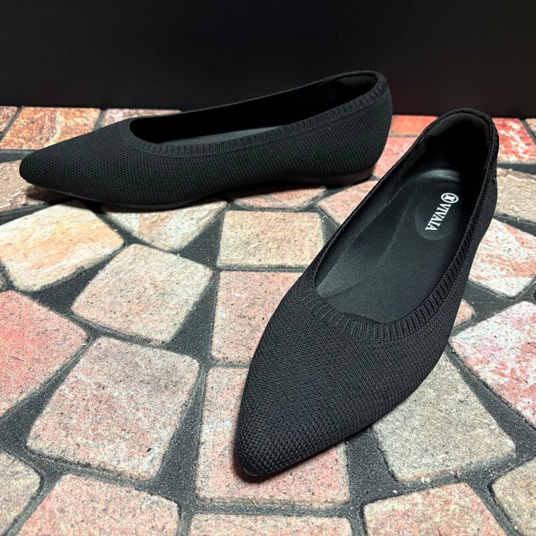 【新品】VIVAIA Aria フラットシューズ 24.5cm ポインテッドトゥ