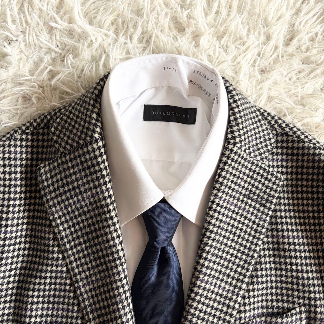 <美品>BOGLIOLI dover モノトーン カシミヤ ウールジャケット46