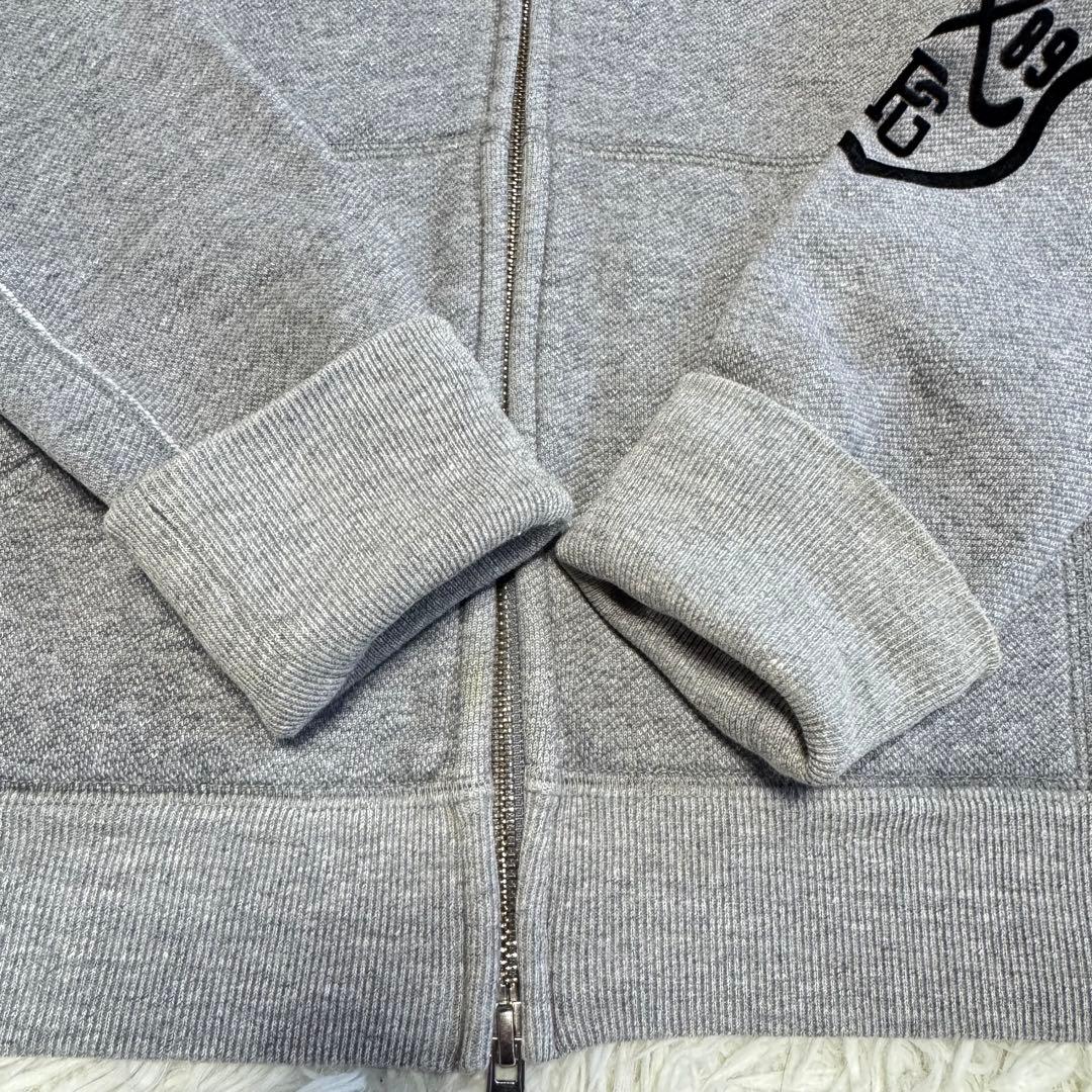 【パーリーゲイツ】美品 ジップパーカー グレー 1サイズ レディース