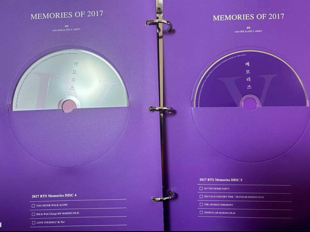 K-POP・アジア BTS Memories 2017